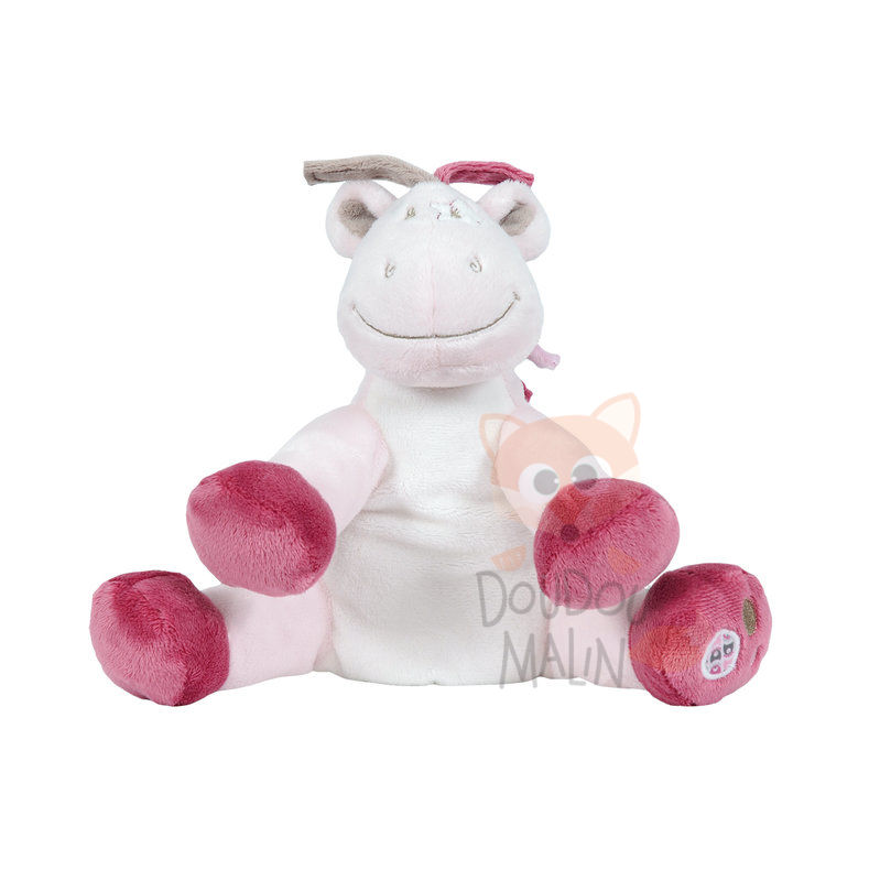 Noukies victoria and lucie baby comforter horse pink purple 